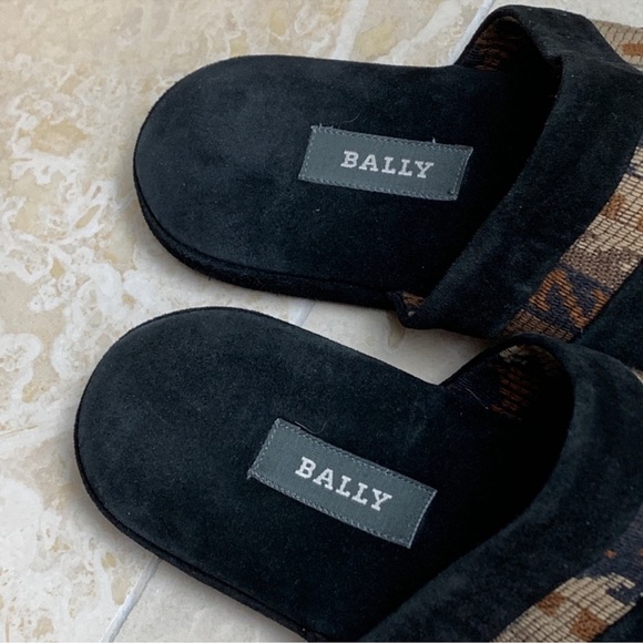 BALLY slip ons slippers suede leather US 8 - Picture 5 of 8